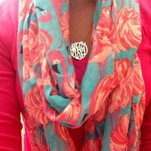 Lilly Pulitzer flamingo scarf